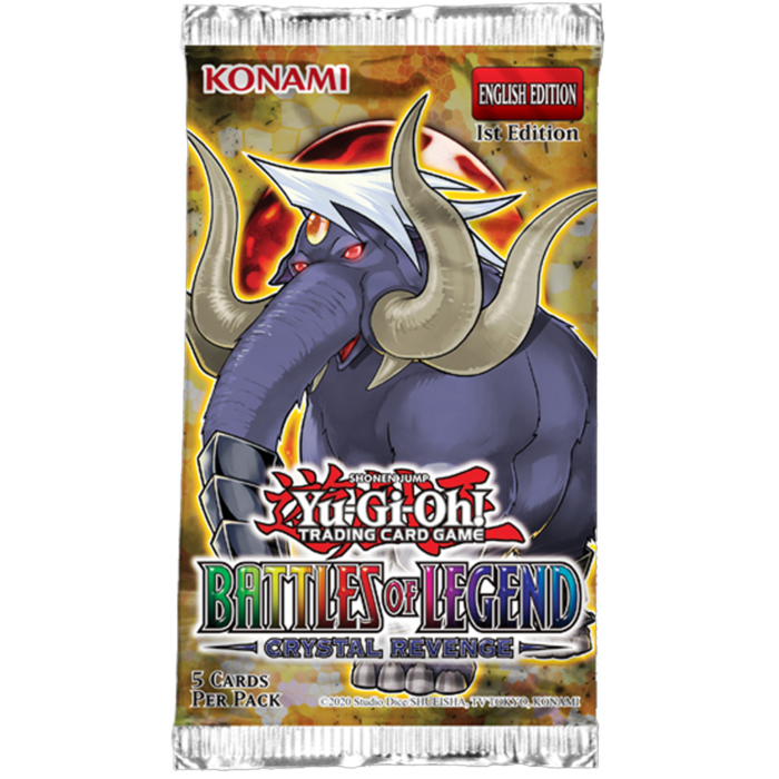 Yu-Gi-Oh! - Battles of Legend: Crystal Revenge Booster Pack (5 Cards)