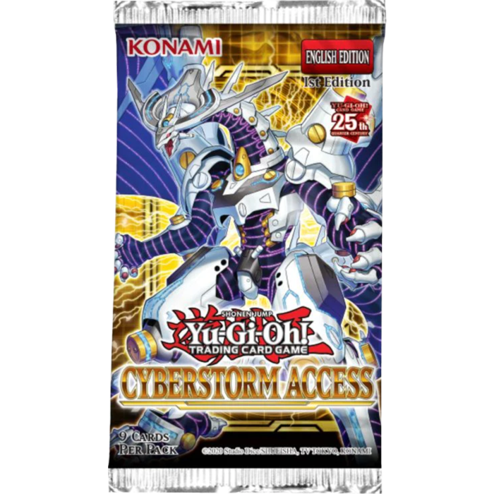 Yu-Gi-Oh! - Cyberstorm Access Card Game Booster Pack (9 Cards)