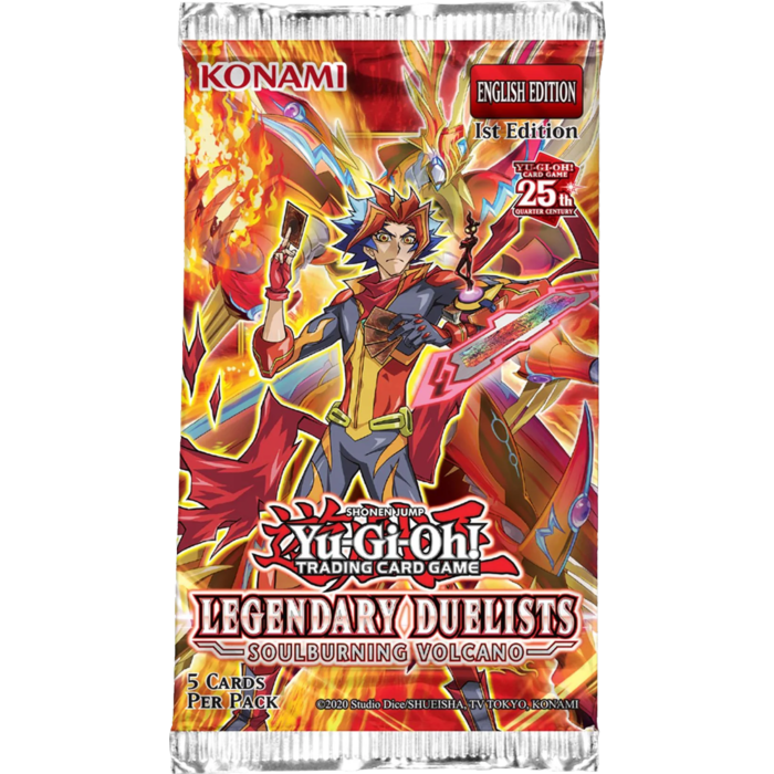 Yu-Gi-Oh! - Legendary Duelists Soulburning Volcano Booster Pack (5 Cards)