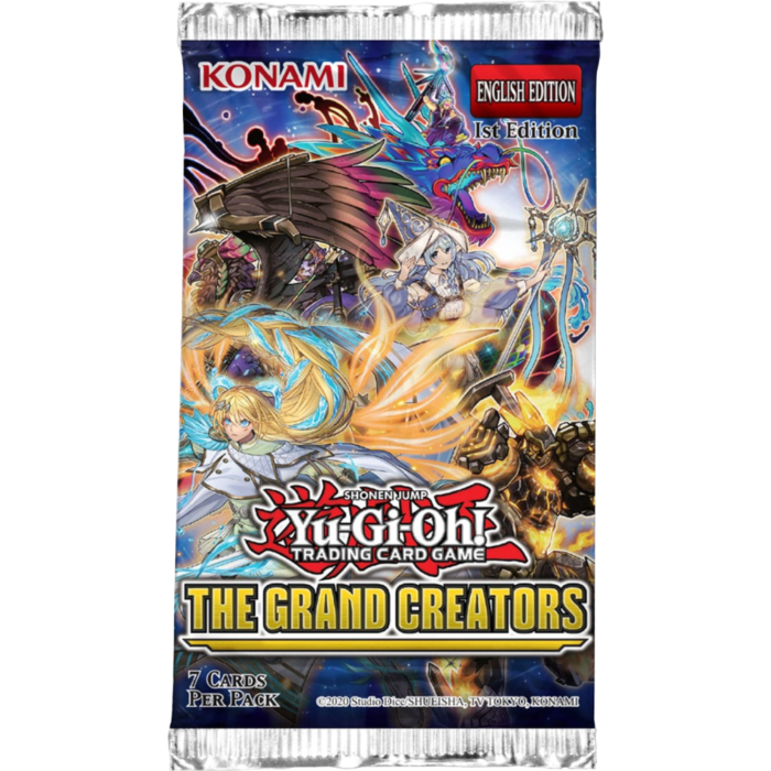 Yu-Gi-Oh! - The Grand Creators Booster Pack (7 Cards)