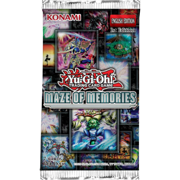 Yu-Gi-Oh! - Maze of Memories Card Game Booster Pack (7 Cards)