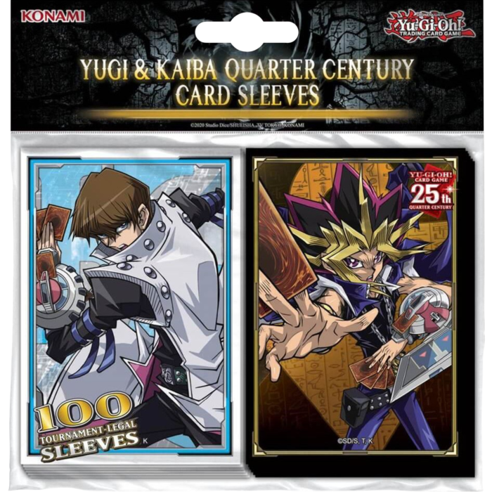 Yu-Gi-Oh! - Yugi & Kaiba 25th Anniversary Small Deck Protector Sleeves (100 Count)