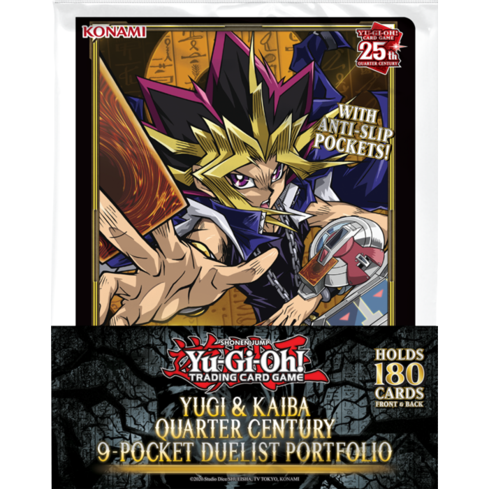 Yu-Gi-Oh! - Yugi & Kaiba 25th Anniversary 9-Pocket Duelist Portfolio Card Album