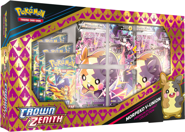 Pokemon - Crown Zenith Morpeko V Union Premium Playmat Collection Box Set