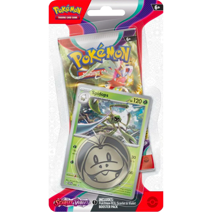 Pokemon - Scarlet & Violet 1 Spidops Checklane Blister Pack