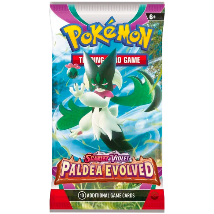 Pokemon - Scarlet & Violet 2 Paldea Evolved Booster Pack (10 Cards)