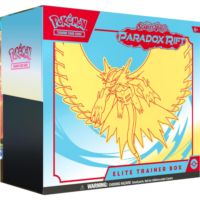 Pokemon - Scarlet & Violet 4 Paradox Rift Roaring Moon Elite Trainer Box (Blue)