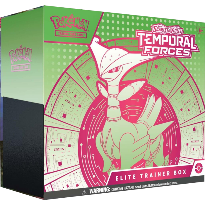 Pokemon - Scarlet & Violet 5 Temporal Forces Iron Leaves (Green) Elite Trainer Box