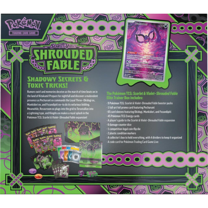 Pokemon - Scarlet & Violet 6.5 Shrouded Fable Elite Trainer Box