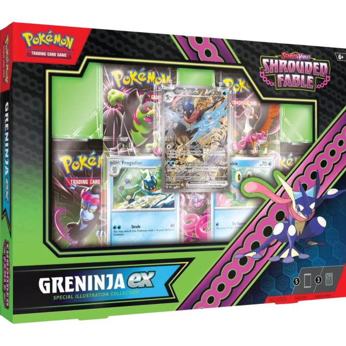 Pokemon - Scarlet & Violet 6.5 Shrouded Fable Greninja ex Special Illustration Collection Box Set