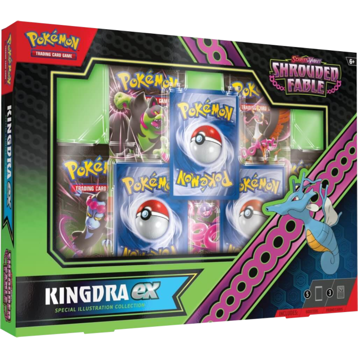 Pokemon - Scarlet & Violet 6.5 Shrouded Fable Kingdra ex Special Illustration Collection Box Set