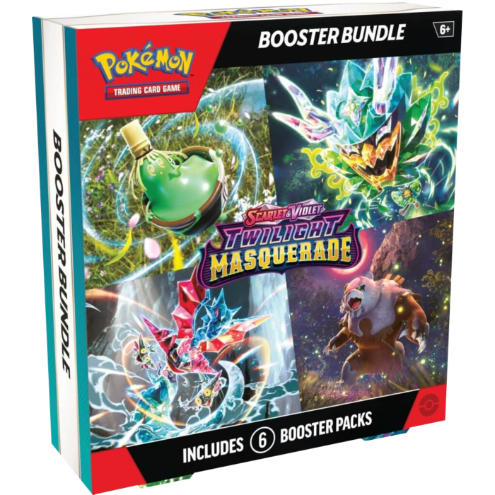 Pokemon - Scarlet & Violet 6 Twilight Masquerade Booster Bundle (6 Packs)