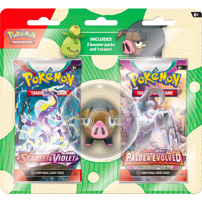 Pokemon - Scarlet & Violet Lechonk Eraser Blister Pack